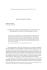 IN qUESt of IdENtIty: REAdINg tABUcchI IN thE LIght of hERmANS
