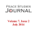 PSJ Vol 7 Issue 2 2014 - Central New York Peace Studies Consortium