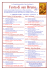Programma della festa 2015