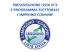 Diapositiva 1 - L`impegno "Comune"
