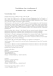 Curriculum vitae et studiorum of of Daniele Vigo – January 2004