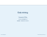 Data mining - Politecnico di Torino