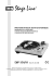 professioneller dj-plattenspieler