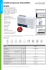 DCW10 Dehumidifier Brochure