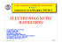ELECTROMAGNETIC RADIATION - Facoltà di Medicina e Chirurgia