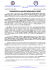 Comunicato stampa del 22 novembre 2006