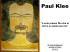 Paul Klee - Accademia di Belle Arti SantaGiulia