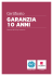 10 anni di Garanzia
