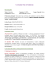 Curriculum Vitae et Studiorum