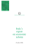 Italy`s report on economic reform