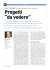 Progetti “da vedere”