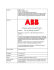 Azienda ABB Sace Spa. Nata il 1 Gennaio 2008 Produce