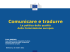 Comunicare e tradurre