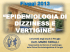 L`epidemiologia di dizziness e vertigine