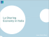 La Sharing Economy in Italia