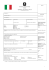 Consulate General of Italy Toronto Application for National Visa (D)