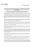 Comunicato stampa