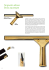 Tergivetro ottone Brass squeegee