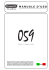 MANUALE D`USO