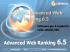 Manuale d`uso di Advanced Web Ranking 6.5 (fino