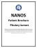 Patient Brochure Pitutary tumors