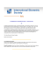 ix conference of the biometric society