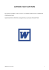 SCRIVERE TESTI CON WORD