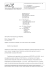 Lettera alla redazione di REPORT