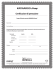 Certificazione di prestazione