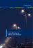 Luce efficiente per strade, ponti e piazze