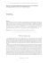 The fairy tale - Ricerche di Pedagogia e Didattica. Journal of Theories
