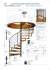 SCALA A CHIOCCIOLA su misura “A” SPIRAL STAIRCASE