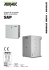 Storage tank for chiller Aermec SAP Installation manual