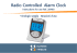 Radio Controlled Alarm Clock