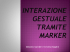 Interazione gestuale tramite marker
