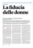 La fiducia delle donne