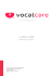 il vocal care - Gubbio Summer Festival