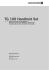 TG 100 Handheld Set