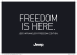 JEEP® WRANGLER FREEDOM EDITION.
