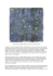 Claude Monet Nymphéas bleus entre 1916 et 1919 huile sur toile