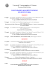 Calendario iniziative anno 2016