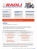 Newsletter Raoli n.2 mar. 2015