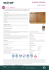 SCHEDA TECNICA SOS Balcony H04.SOS.XX