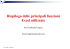 Riepilogo delle principali funzioni Excel utilizzate