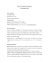 Short Curriculum
