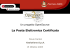 La Posta Elettronica Certificata