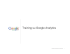 Training su Google Analytics