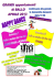 Happy Dance e Saturday Night APRILE 2013