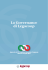 La Governance di Legacoop - Ministero del Lavoro e delle Politiche