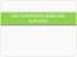 ERP, ENTERPRISE RESOURCE PLANNING